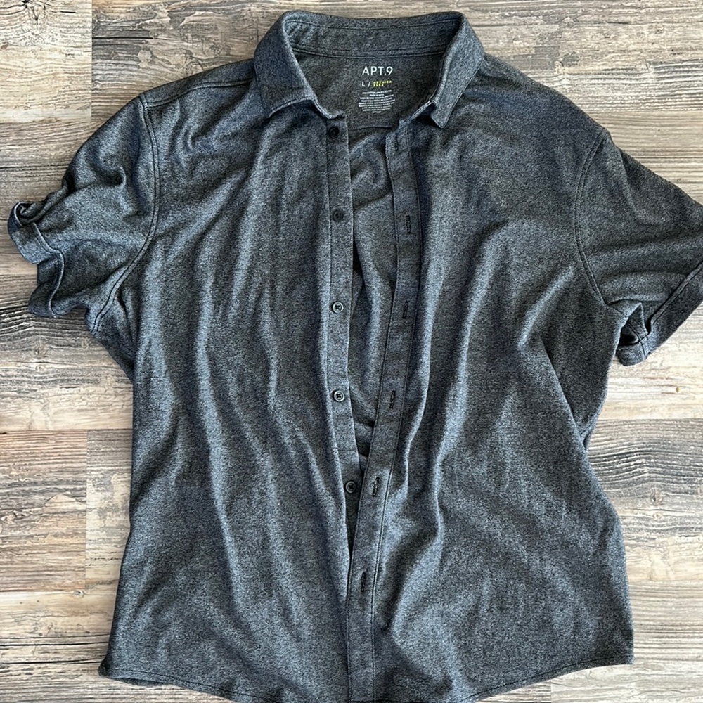 Apt 9 Men’s short sleeve button up shirt